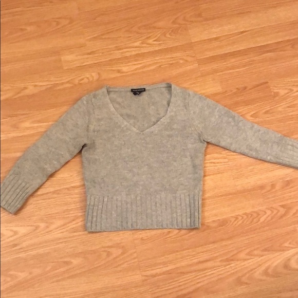 Club Monaco grey 3/4 sleeve sweater - Picture 1 of 3